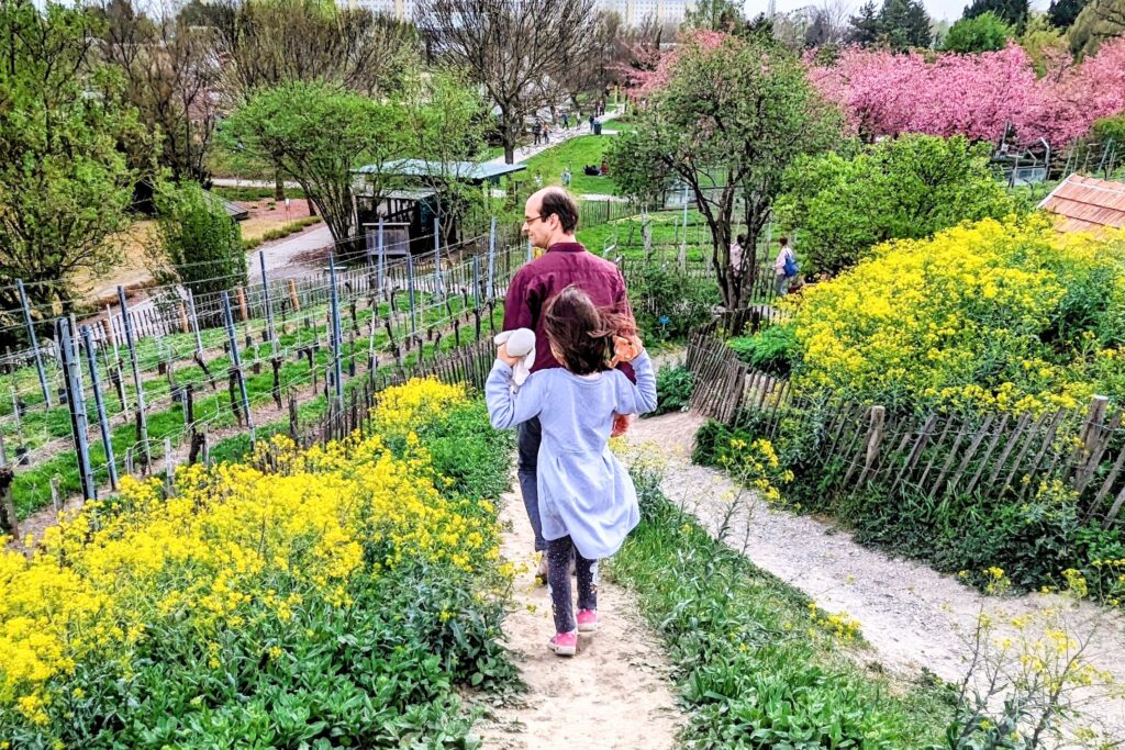 ヒルシュシュテッテンの広大な花壇公園